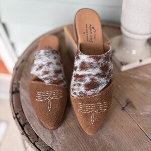 Agave Sky Kendall Mules | NWT